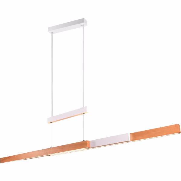 HLW LED 45W LED Hanglamp - Mat Wit, Metalen LED Hanglamp Trion Trojan Up and Down HLW LED 45W LED Hanglamp - Mat Wit, Metalen LED Hanglamp Trion Trojan Up and Down