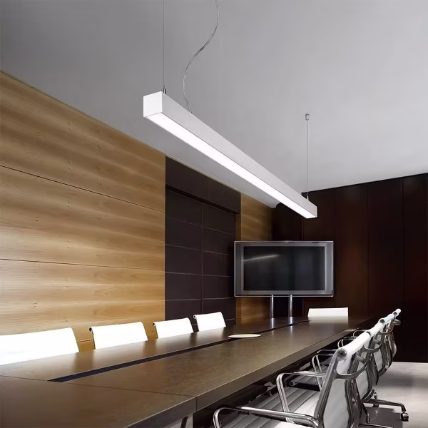 HLW LED 40W LED Pendant Lamp Kozolux Tina - White Linear LED Lamp 120cm with 3in1 CCT HLW LED 40W LED Pendant Lamp Kozolux Tina - White Linear LED Lamp 120cm with 3in1 CCT