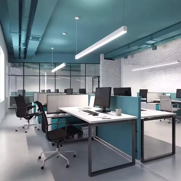 HLW LED Lineaire Witte LED Hanglamp 40W - Helder Daglicht Wit 6500K LED lamp HLW LED Lineaire Witte LED Hanglamp 40W - Helder Daglicht Wit 6500K LED lamp