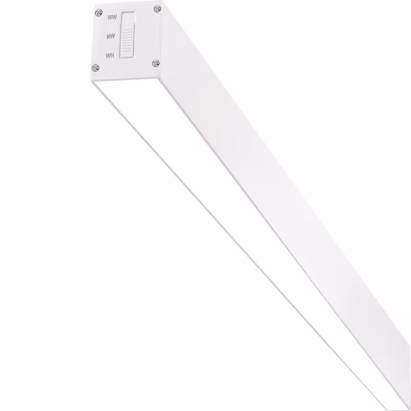 HLW LED Kozolux Tino 40W LED Hanglamp - Witte Lineaire LED lamp 120cm Daglicht Wit HLW LED Kozolux Tino 40W LED Hanglamp - Witte Lineaire LED lamp 120cm Daglicht Wit