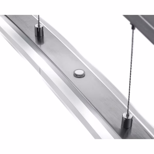 HLW LED Dimbare LED Hanglamp Trion Somas 16W - Mat Nikkel, Aanpasbare Kleur & Aluminium HLW LED Dimbare LED Hanglamp Trion Somas 16W - Mat Nikkel, Aanpasbare Kleur & Aluminium