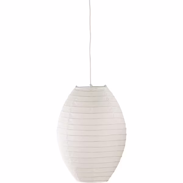 HLW LED LED Hanglamp Trion Ponton - Ovaal Mat Wit Papier, Witte LED Hanglamp met E27 HLW LED LED Hanglamp Trion Ponton - Ovaal Mat Wit Papier, Witte LED Hanglamp met E27