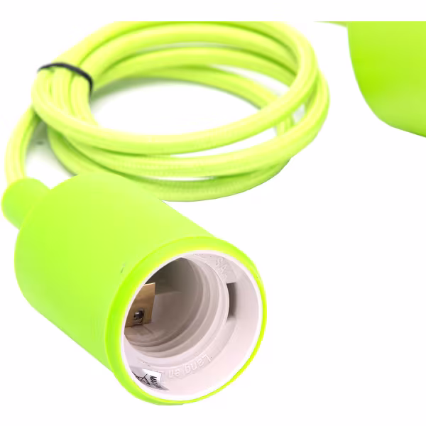 HLW LED Stoffen LED Hanglamp Aigi Yuka - Rond Mat Groen, Draaibaar, E27 Fitting HLW LED Stoffen LED Hanglamp Aigi Yuka - Rond Mat Groen, Draaibaar, E27 Fitting