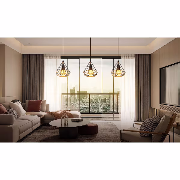 HLW LED Klassieke LED Hanglamp Aigi Elsa - Zwarte Aluminium & Bruin Houten Lichtvenster HLW LED Klassieke LED Hanglamp Aigi Elsa - Zwarte Aluminium & Bruin Houten Lichtvenster