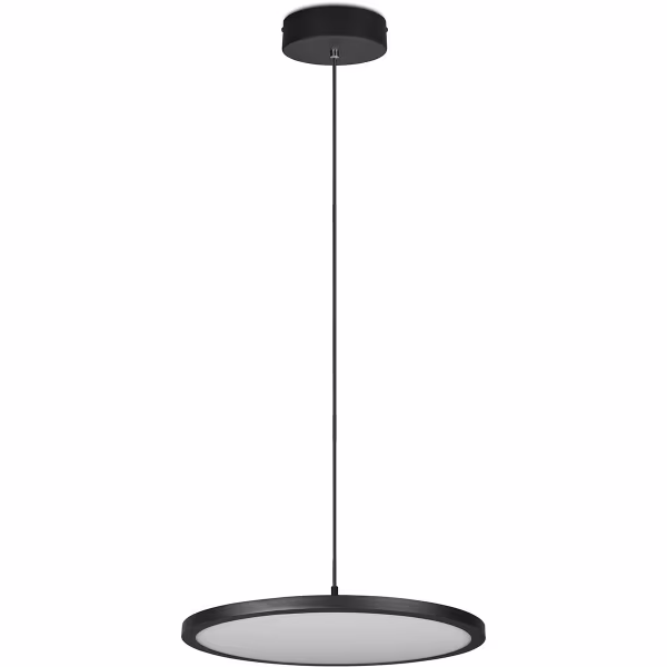 HLW LED Dimmable LED Pendant Lamp 29W - Matte Black & White, Warm White 3000K, Modern Design HLW LED Dimmable LED Pendant Lamp 29W - Matte Black & White, Warm White 3000K, Modern Design