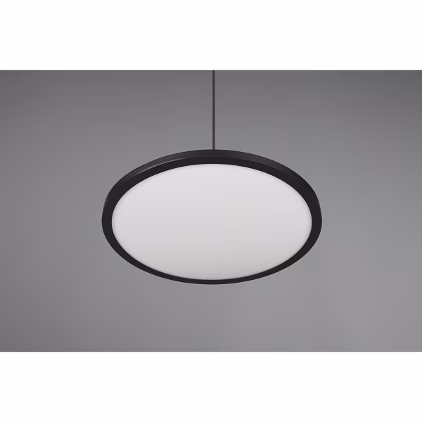 HLW LED Dimmable LED Pendant Lamp 29W - Matte Black & White, Warm White 3000K, Modern Design HLW LED Dimmable LED Pendant Lamp 29W - Matte Black & White, Warm White 3000K, Modern Design