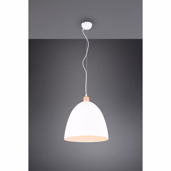 HLW LED Witte LED Hanglamp Trion Jaguar - Mat Wit Aluminium - 60W LED E27 HLW LED Witte LED Hanglamp Trion Jaguar - Mat Wit Aluminium - 60W LED E27