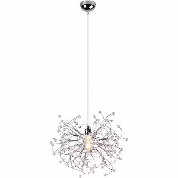 HLW LED LED Hanglamp Trion Guston - Mat Chroom, Aluminium, E27 Fitting, Verstelbaar HLW LED LED Hanglamp Trion Guston - Mat Chroom, Aluminium, E27 Fitting, Verstelbaar