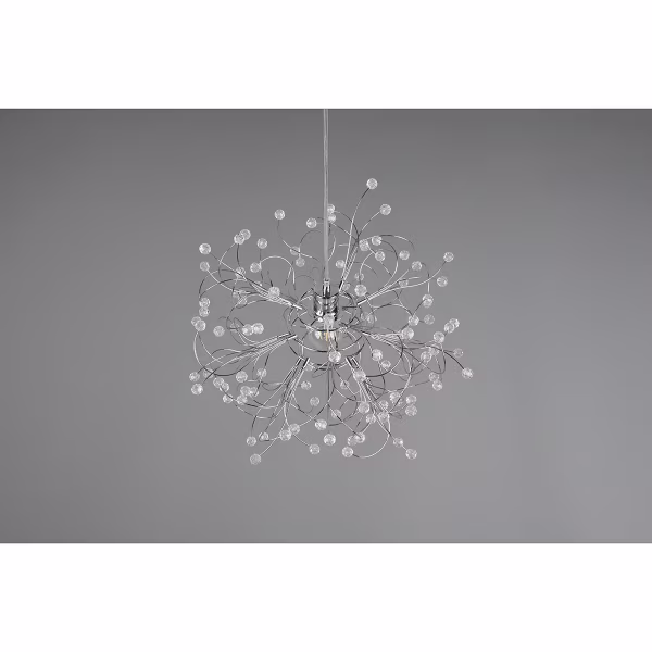 HLW LED LED Hanglamp Trion Guston - Mat Chroom, Aluminium, E27 Fitting, Verstelbaar HLW LED LED Hanglamp Trion Guston - Mat Chroom, Aluminium, E27 Fitting, Verstelbaar