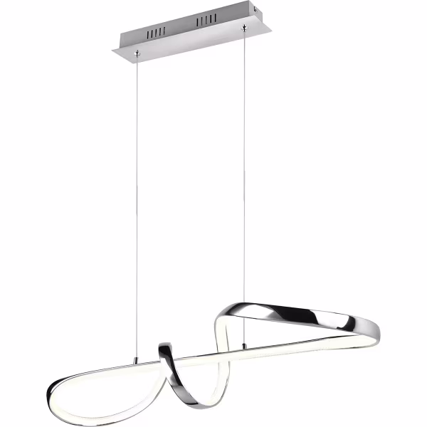 HLW LED Elegante Dimbare Metalen LED Hanglamp 37W - Witte LED Lamp met Natuurlijk Wit Licht HLW LED Elegante Dimbare Metalen LED Hanglamp 37W - Witte LED Lamp met Natuurlijk Wit Licht