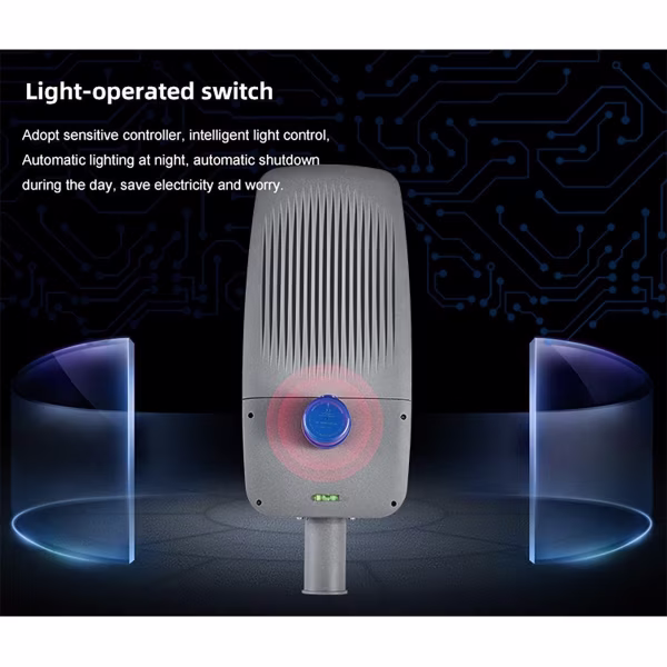 HLW LED Waterdichte LED Straatlamp met Sensor - Rinzu Strion 100W, 16000 Lumen Neutraal Wit HLW LED Waterdichte LED Straatlamp met Sensor - Rinzu Strion 100W, 16000 Lumen Neutraal Wit