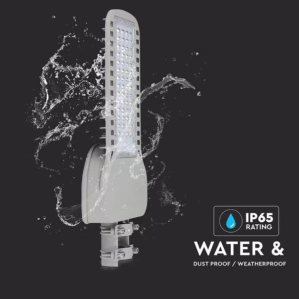 HLW LED Waterproof Smart 100W LED Street Light - Aluminum, Matte Gray, Natural White 4000K HLW LED Waterproof Smart 100W LED Street Light - Aluminum, Matte Gray, Natural White 4000K