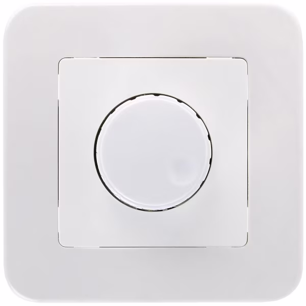 HLW LED Built-in LED dimmer 1-300W 230V Push/Turn button White HLW LED Built-in LED dimmer 1-300W 230V Push/Turn button White