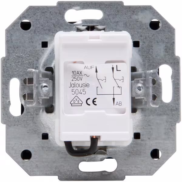 KOPP KOPP Athenis HK07 blind switch matte black 2-button