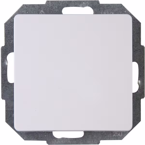 KOPP KOPP Cross Switch Arctic Gloss White 1-gang flush-mounted KOPP KOPP Cross Switch Arctic Gloss White 1-gang flush-mounted