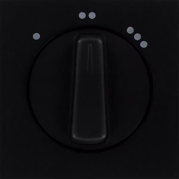 KOPP KOPP Athenis HK07 cover plate matte black 3 positions/fan