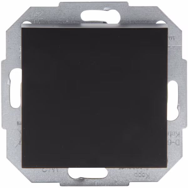 KOPP KOPP HK07 1-gang cross switch, matte black LED KOPP KOPP HK07 1-gang cross switch, matte black LED
