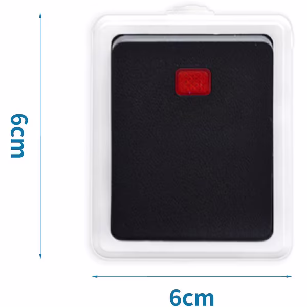 HLW LED Matte gray 1-button switch IP54 LED 230V HLW LED Matte gray 1-button switch IP54 LED 230V
