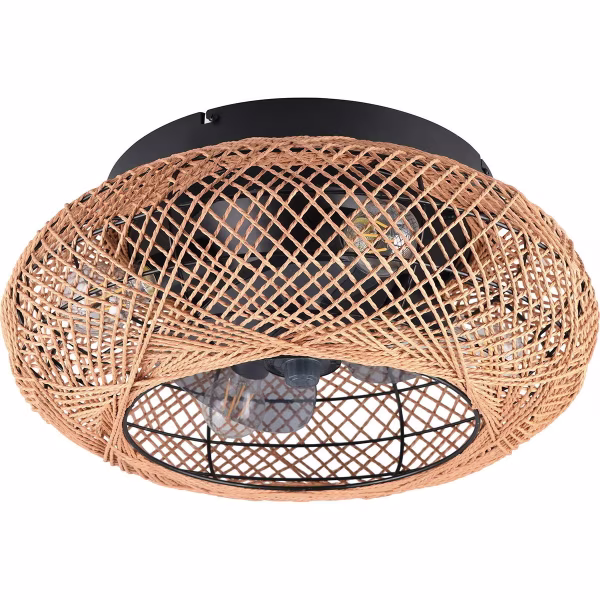 HLW LED Trion Lari LED plafondventilator 4x E27, afstandsbediening HLW LED Trion Lari LED plafondventilator 4x E27, afstandsbediening