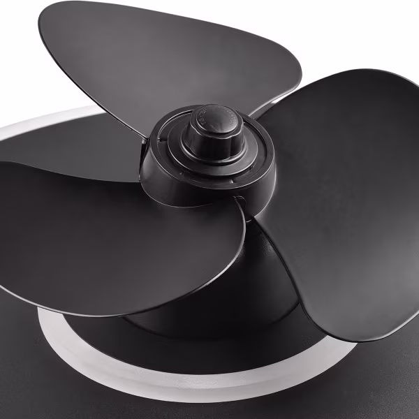 HLW LED Trion Bryan LED ceiling fan matte black 30W dimmable HLW LED Trion Bryan LED ceiling fan matte black 30W dimmable