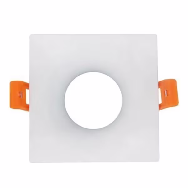 HLW LED LED Spot 5W - Vierkante Inbouwspot Mat Wit met GU10 Fitting HLW LED LED Spot 5W - Vierkante Inbouwspot Mat Wit met GU10 Fitting