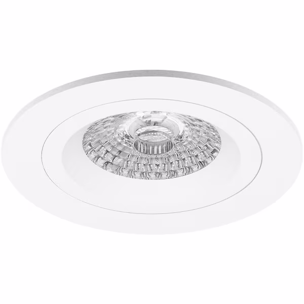 HLW LED LED Spotlight Set 6W - Round White Recessed Spotlight with GU10 Fitting and Natural White Light HLW LED LED Spotlight Set 6W - Round White Recessed Spotlight with GU10 Fitting and Natural White Light