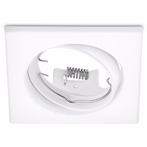 HLW LED 6W LED Spot Set - Kantelbare Vierkante Inbouwspot Mat Wit, GU10, Warm Wit 2700K HLW LED 6W LED Spot Set - Kantelbare Vierkante Inbouwspot Mat Wit, GU10, Warm Wit 2700K