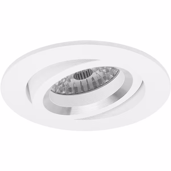 HLW LED Pragmi Aerony Pro 7W LED Spot Set - Tiltable Round Recessed Spotlight Matte White HLW LED Pragmi Aerony Pro 7W LED Spot Set - Tiltable Round Recessed Spotlight Matte White