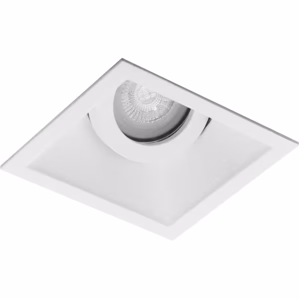 HLW LED LED Spot Set - Tiltable Square Recessed Spotlight 5W LED Lamp Matte White GU10 HLW LED LED Spot Set - Tiltable Square Recessed Spotlight 5W LED Lamp Matte White GU10