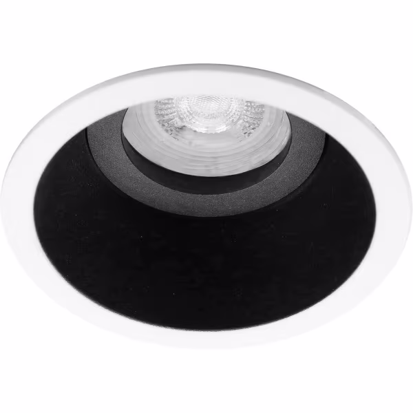HLW LED LED Spot Set 5W - Tiltable Round Recessed Spotlight in Black or White, Energy Efficient HLW LED LED Spot Set 5W - Tiltable Round Recessed Spotlight in Black or White, Energy Efficient