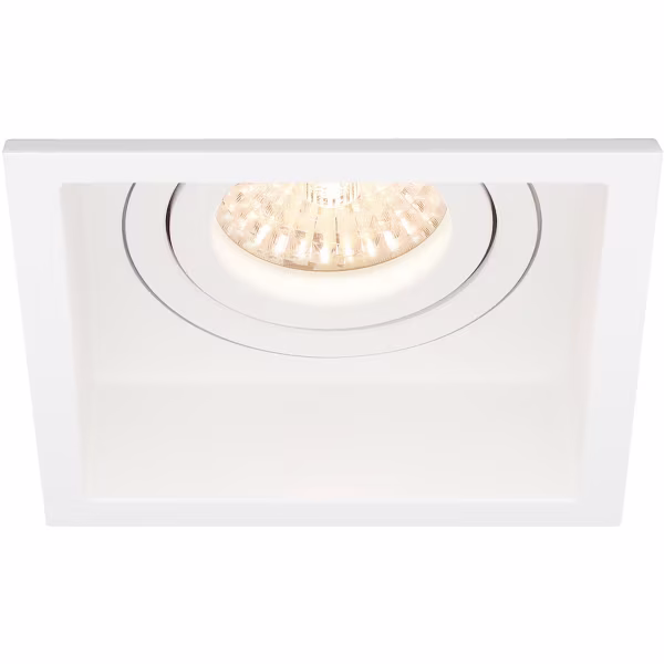 HLW LED LED Spot Set 6W - Tiltable Square Recessed Spotlight Matte White, Natural White 4000K HLW LED LED Spot Set 6W - Tiltable Square Recessed Spotlight Matte White, Natural White 4000K