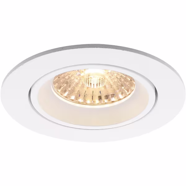 HLW LED LED Spot Set - 4W Dimmable Recessed Spotlight Tiltable Round White Spotlight HLW LED LED Spot Set - 4W Dimmable Recessed Spotlight Tiltable Round White Spotlight