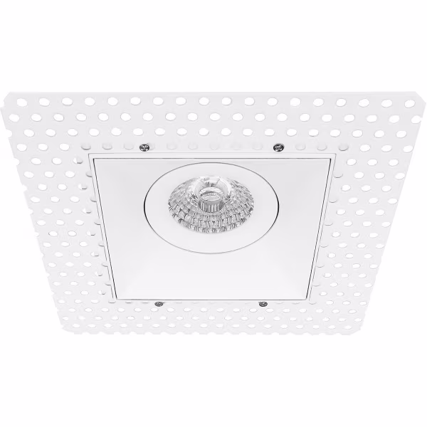 HLW LED LED Spotlight Set - Dimmable 6W Square Tiltable Recessed Spotlight Matte White HLW LED LED Spotlight Set - Dimmable 6W Square Tiltable Recessed Spotlight Matte White