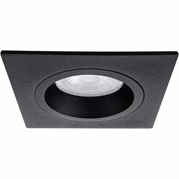 HLW LED LED Spotlight Set 4W - Dimmable Square Recessed Spotlight Matte Black, Natural White Light HLW LED LED Spotlight Set 4W - Dimmable Square Recessed Spotlight Matte Black, Natural White Light