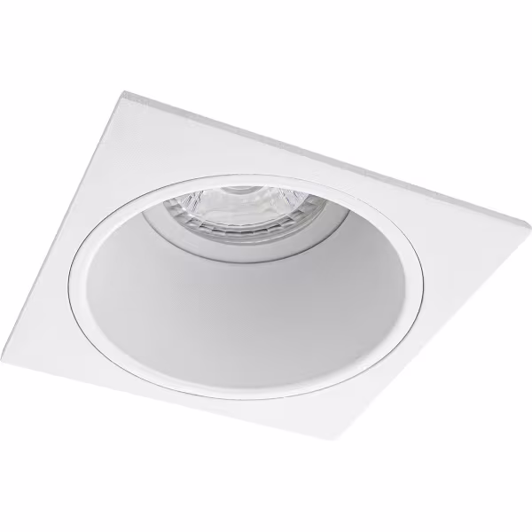 HLW LED LED Spotlight Set - Dimmable Square Recessed Spotlight with GU10 Fitting - 9W LED White Spotlight
