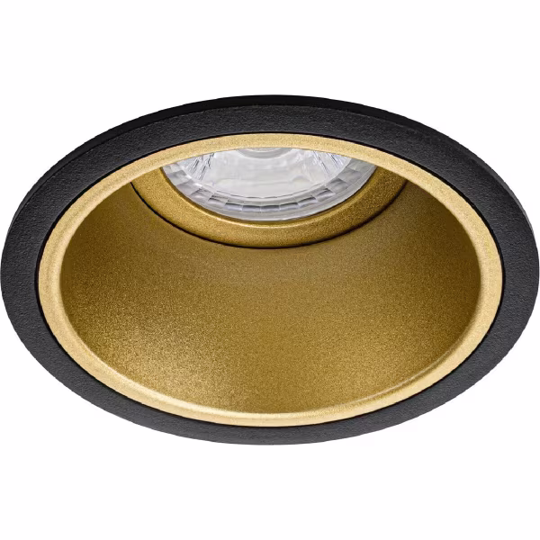 HLW LED LED Spotlight Set 4W - Dimmable Recessed Round Spotlight Matte Black & Gold Spotlight HLW LED LED Spotlight Set 4W - Dimmable Recessed Round Spotlight Matte Black & Gold Spotlight