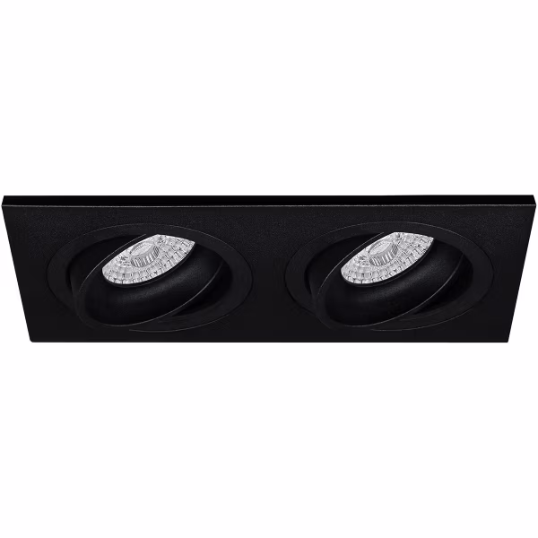 HLW LED Matte Black Tiltable LED Spot Set - 5W LED Recessed Spotlight GU10, White & Black HLW LED Matte Black Tiltable LED Spot Set - 5W LED Recessed Spotlight GU10, White & Black