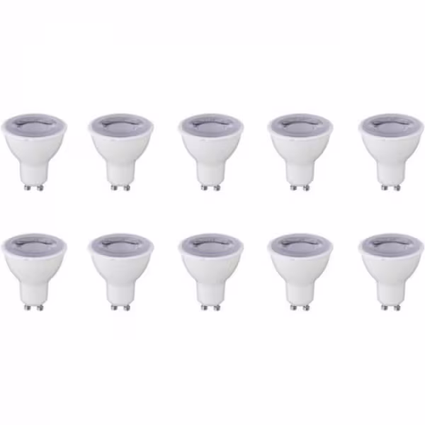 HLW LED LED Spot 10 Pack - Dimmable GU10 6W LED Bulb - Natural White 4200K HLW LED LED Spot 10 Pack - Dimmable GU10 6W LED Bulb - Natural White 4200K