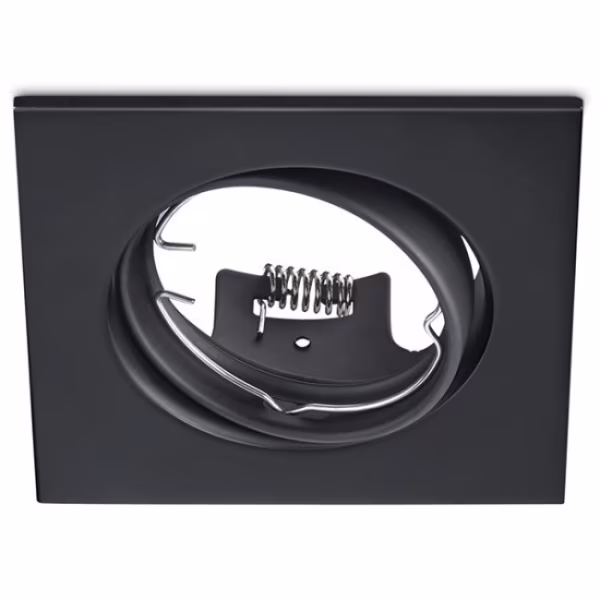 HLW LED LED Spot Set 8W - Tiltable Square Recessed Spot Light Matte Black with GU10 Fitting HLW LED LED Spot Set 8W - Tiltable Square Recessed Spot Light Matte Black with GU10 Fitting