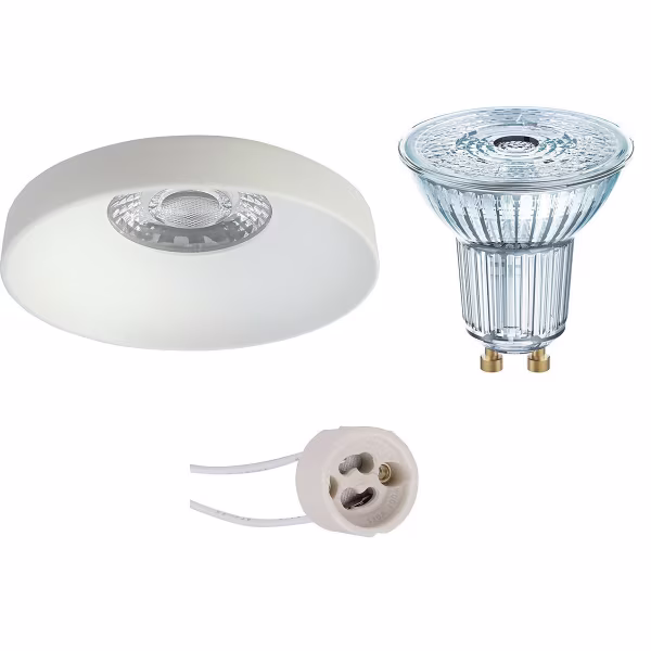 HLW LED Dimbare 4W LED Spot - Ronde Inbouw Inbouwspot Mat Wit, Warm Wit 3000K HLW LED Dimbare 4W LED Spot - Ronde Inbouw Inbouwspot Mat Wit, Warm Wit 3000K