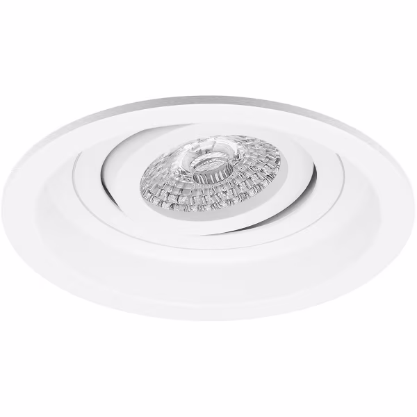 HLW LED LED Spot Set 4W - Kantelbare Ronde Inbouwspot Mat Wit, Warm Wit 3000K, GU10 Fitting HLW LED LED Spot Set 4W - Kantelbare Ronde Inbouwspot Mat Wit, Warm Wit 3000K, GU10 Fitting