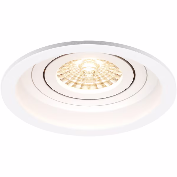 HLW LED LED Spot 5W - Kantelbare, Dimbare Ronde Inbouwspot met GU10 Fitting Mat Wit HLW LED LED Spot 5W - Kantelbare, Dimbare Ronde Inbouwspot met GU10 Fitting Mat Wit