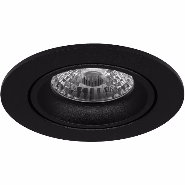HLW LED LED Spotlight Set 6W - Tiltable Round Recessed Spotlight Matte Black/White GU10 HLW LED LED Spotlight Set 6W - Tiltable Round Recessed Spotlight Matte Black/White GU10