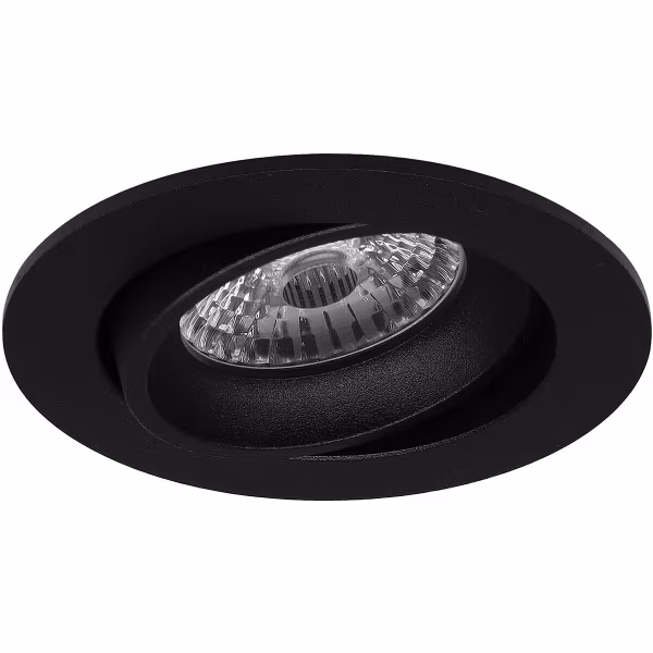 HLW LED LED Spot Set - Matte Black Tiltable 4W LED Recessed Spotlight GU10 Dimmable HLW LED LED Spot Set - Matte Black Tiltable 4W LED Recessed Spotlight GU10 Dimmable