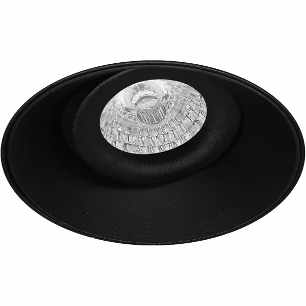 HLW LED LED Spot Set Pragmi Nivas Pro - Kantelbare Ronde Inbouwspot Mat Zwart 4W Warm Wit HLW LED LED Spot Set Pragmi Nivas Pro - Kantelbare Ronde Inbouwspot Mat Zwart 4W Warm Wit