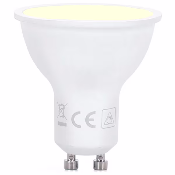 HLW LED Dimmable LED Spotlight 5W - Smart WiFi LED Lamp Warm White 3000K GU10 HLW LED Dimmable LED Spotlight 5W - Smart WiFi LED Lamp Warm White 3000K GU10