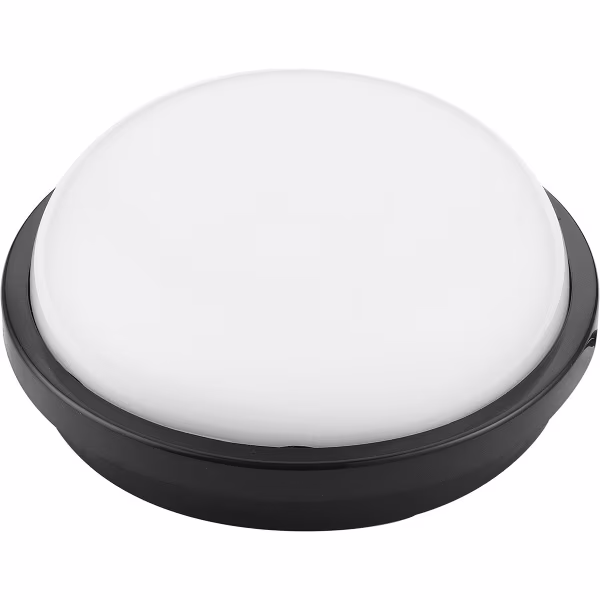 HLW LED LED Plafondlamp - Badkamerlamp - Artony - 15W - Natuurlijk Wit 4200K - Waterdicht IP65 - Opbouw - Rond - Zwart HLW LED LED Plafondlamp - Badkamerlamp - Artony - 15W - Natuurlijk Wit 4200K - Waterdicht IP65 - Opbouw - Rond - Zwart