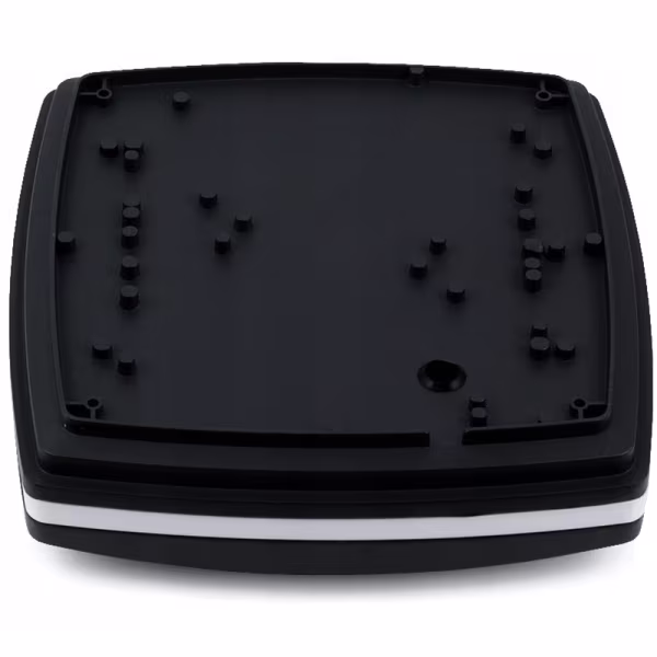 HLW LED LED Ceiling Light - Bathroom Light - Prixa Pauly - Surface Mounted - Square - E27 Fitting - Splashproof IP44 - Matte Black