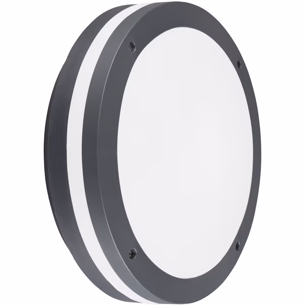 HLW LED LED Plafondlamp - Trion Keraly - Opbouw Rond - Bewegingssensor - Waterdicht - 12W - Mat Antraciet - Kunststof HLW LED LED Plafondlamp - Trion Keraly - Opbouw Rond - Bewegingssensor - Waterdicht - 12W - Mat Antraciet - Kunststof