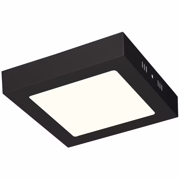 HLW LED LED Downlight - 12W - Natural White 4200K - Matte Black - Surface Mounted - Square - Aluminum - 170mm HLW LED LED Downlight - 12W - Natural White 4200K - Matte Black - Surface Mounted - Square - Aluminum - 170mm